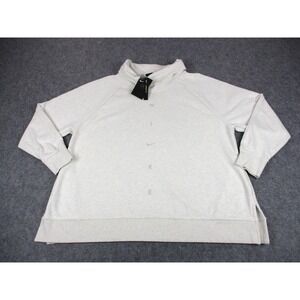 Nike Sweater Womens Extra Large White Pullover Cowl Neck Oversized Sweatshirt